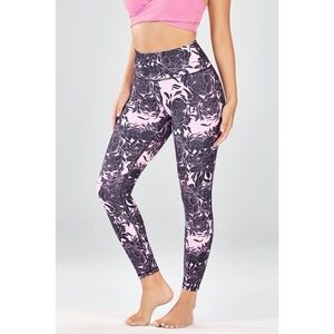 Fabletics Define High-Waisted Illustrative Peony Leggings